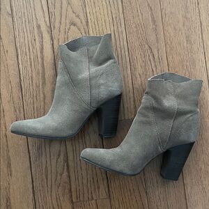 Vince Camuto Women's Suede Ankle Boots - Taupe